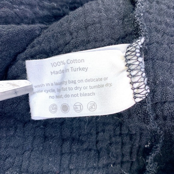 The Handloom Los Angeles Echo Mini Shirt Womens OS Black‎ Turkish Cotton Lagenlk - Picture 7 of 13